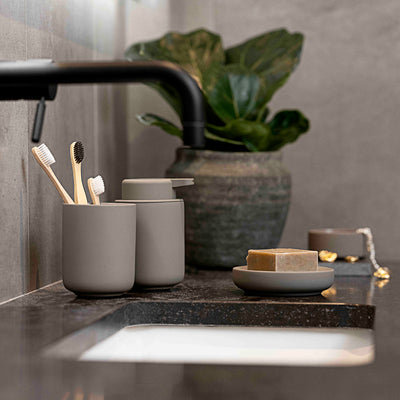 zone denmark | ume toothbrush mug | taupe