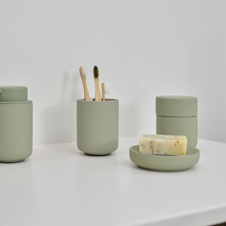 zone denmark | ume jar with lid | eucalyptus green