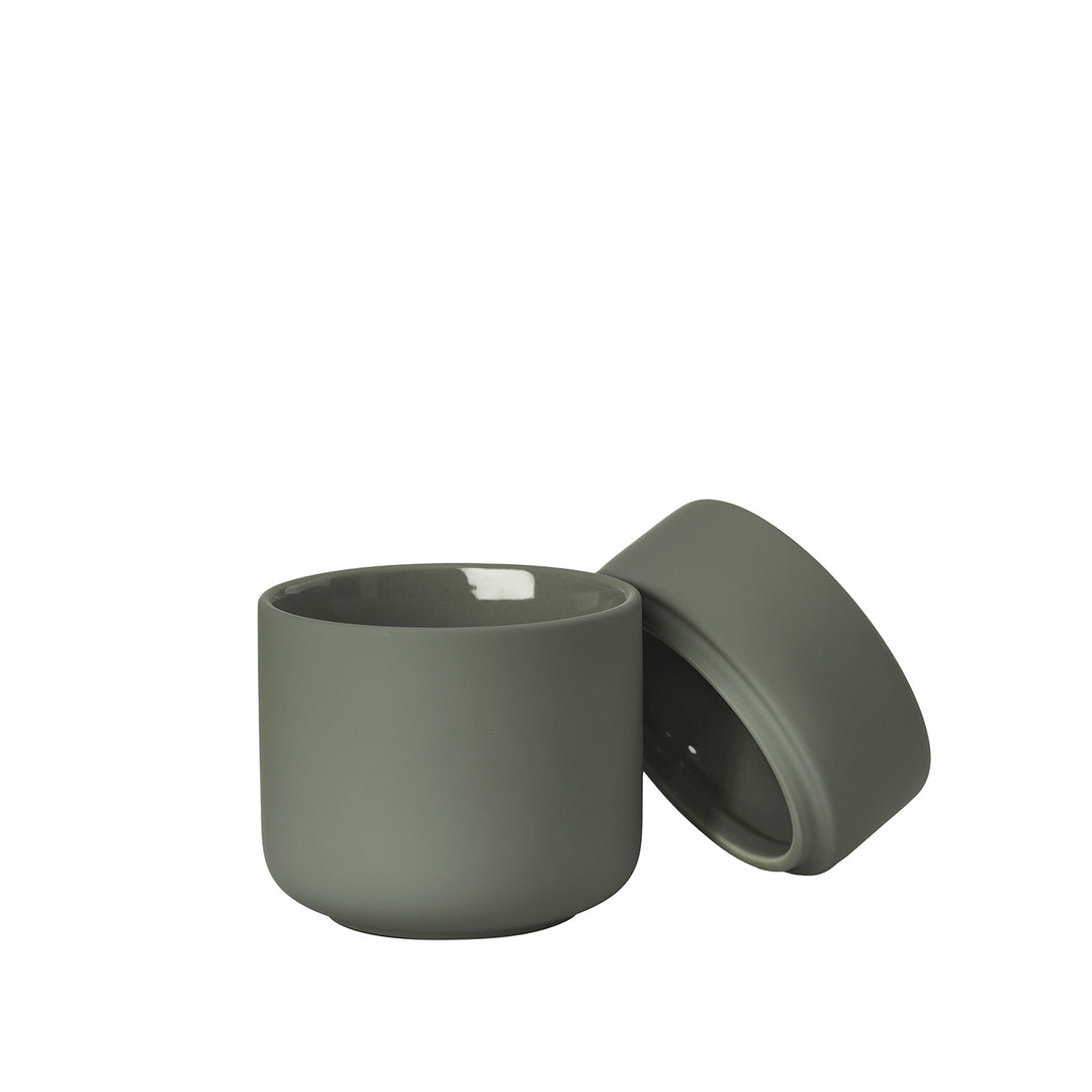 zone denmark | ume jar with lid | olive green