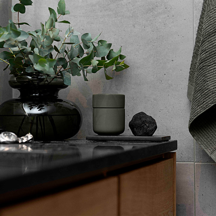 zone denmark | ume jar with lid | olive green