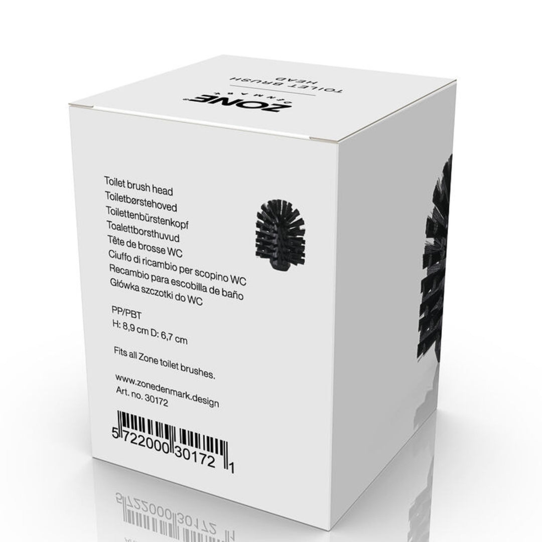 PARTS: zone denmark | ume toliet brush replacement head | black