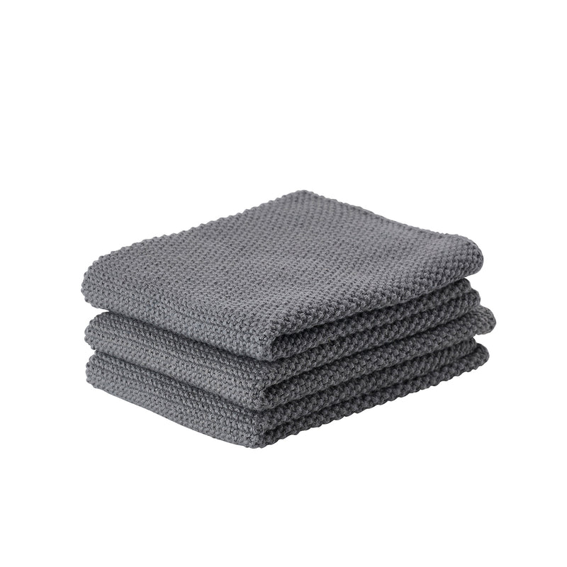 zone denmark | dish cloths 3 pack | cool grey