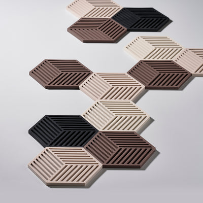 zone denmark | hexagon trivet | warm grey