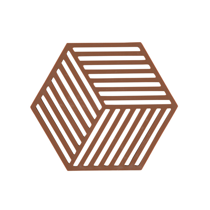 zone denmark | hexagon trivet | terracotta