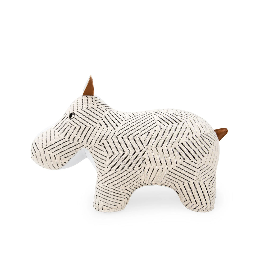 zuny | bookend | hippo | kvadrat razzle dazzle white