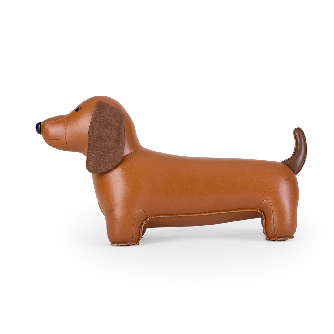 zuny | classic doorstop | dachshund tan