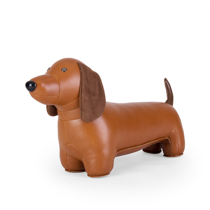 zuny | classic doorstop | dachshund tan
