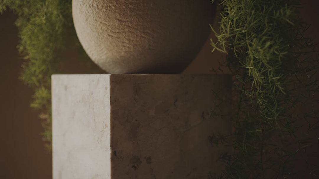 audo copenhagen (menu) | plinth pedestal | nero marquina marble
