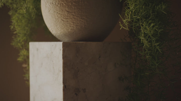 audo copenhagen (menu) | plinth pedestal | nero marquina marble