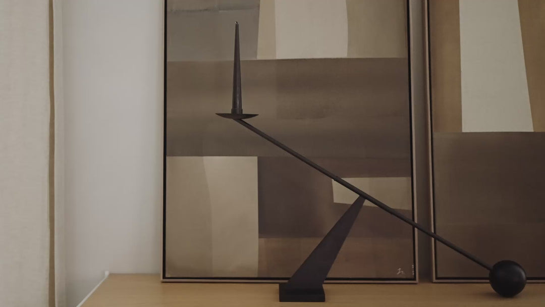 audo copenhagen (menu) | interconnect candle holder | black