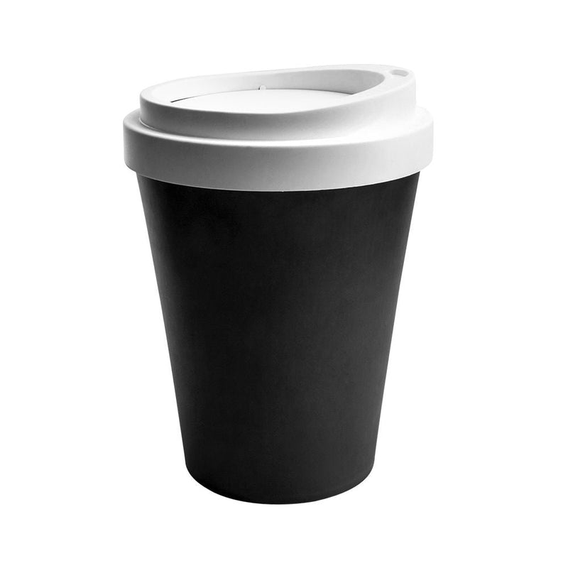 qualy | coffee waste bin | black
