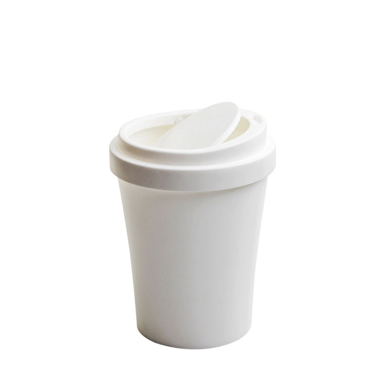 qualy | coffee waste bin | mini white