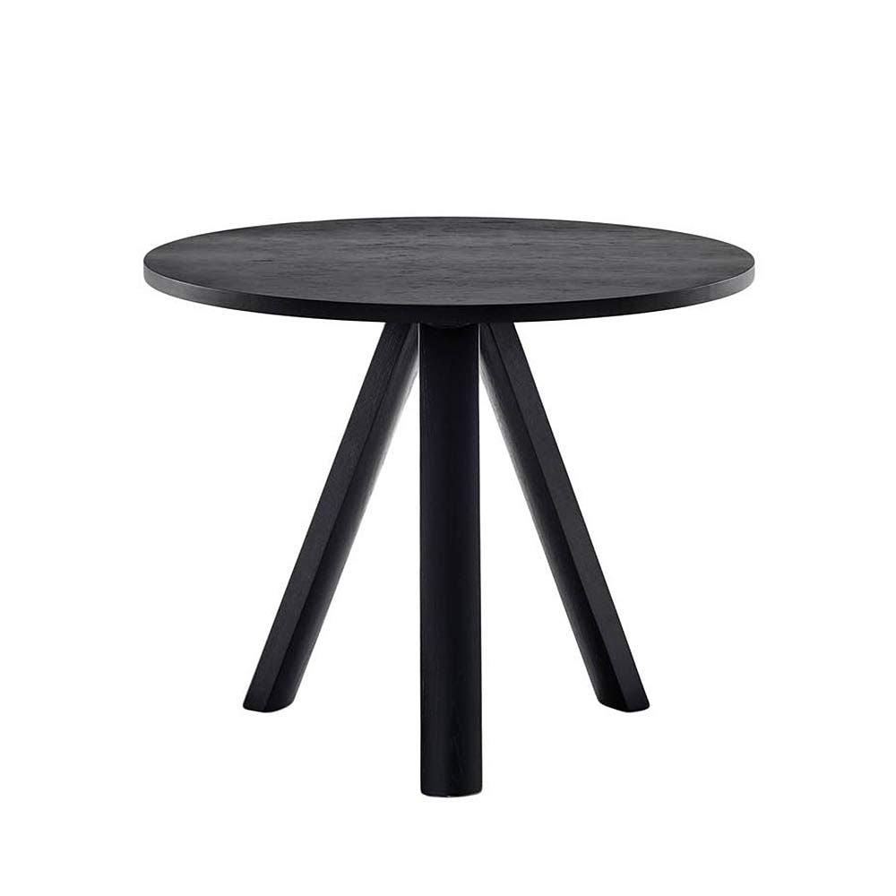 go home | plateau table round | black 90cm - LC