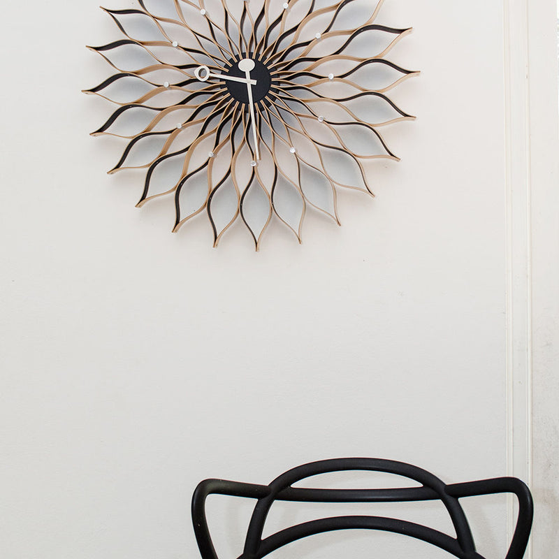 vitra | george nelson sunflower clock | birch