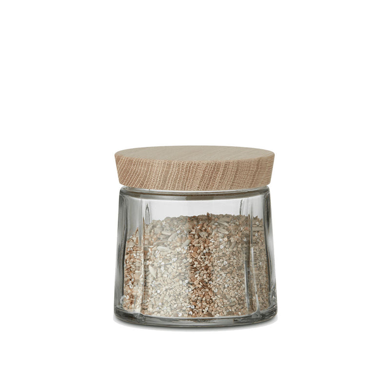 rosendahl | grand cru storage jar | oak lid 0.5 litre - LC