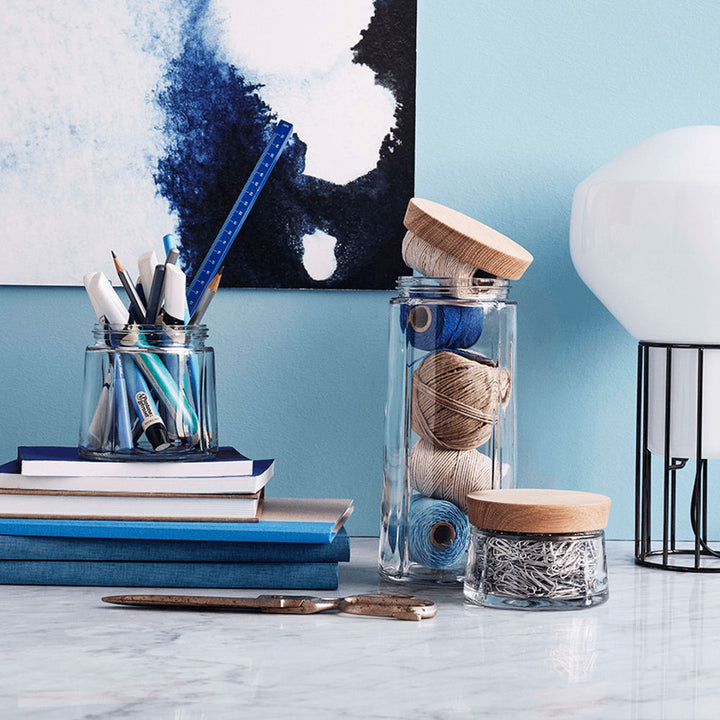 rosendahl | grand cru storage jar | oak lid 1.5 litre - LC