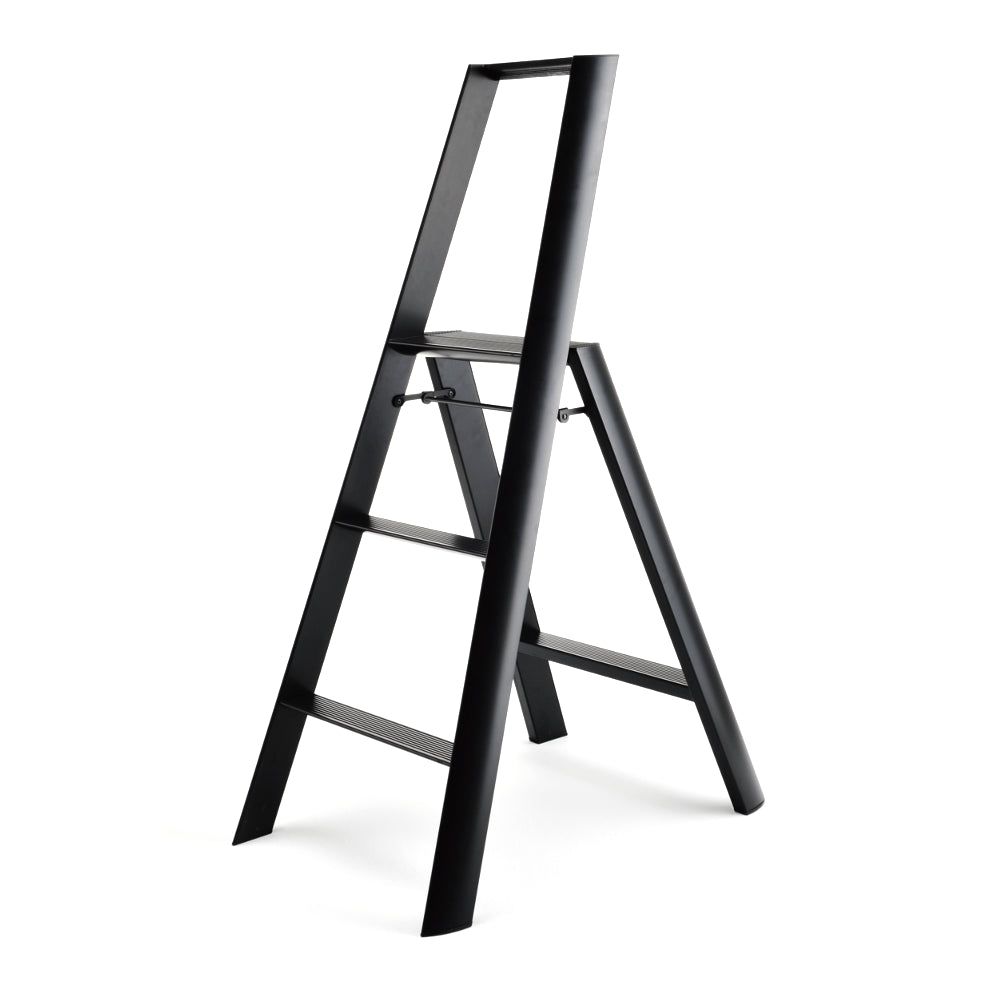 hasegawa | lucano 3 step ladder | black