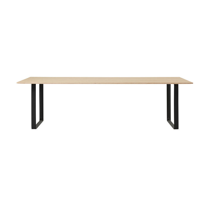muuto | 70/70 table | oak veneer + black base 225x90cm
