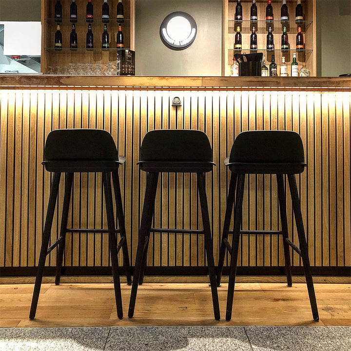 muuto | nerd bar stool | 75cm black ~ DC
