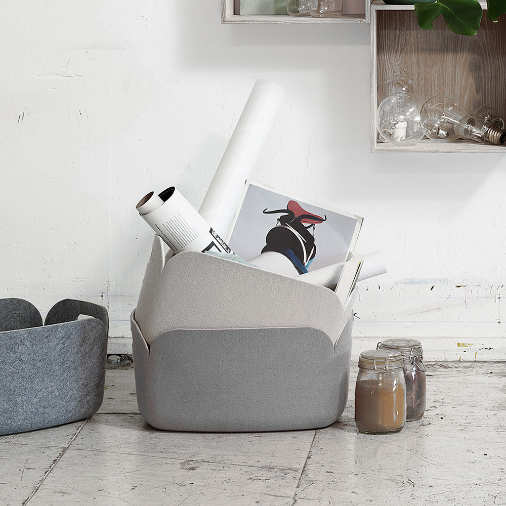 muuto | restore basket 48cm | grey melange – top3 by design