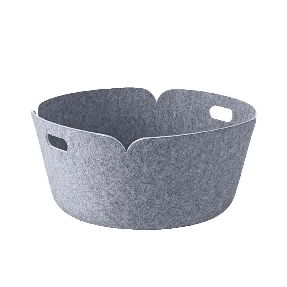 muuto | restore round basket | grey melange