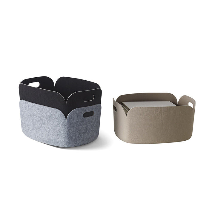 muuto | restore basket 48cm | grey melange