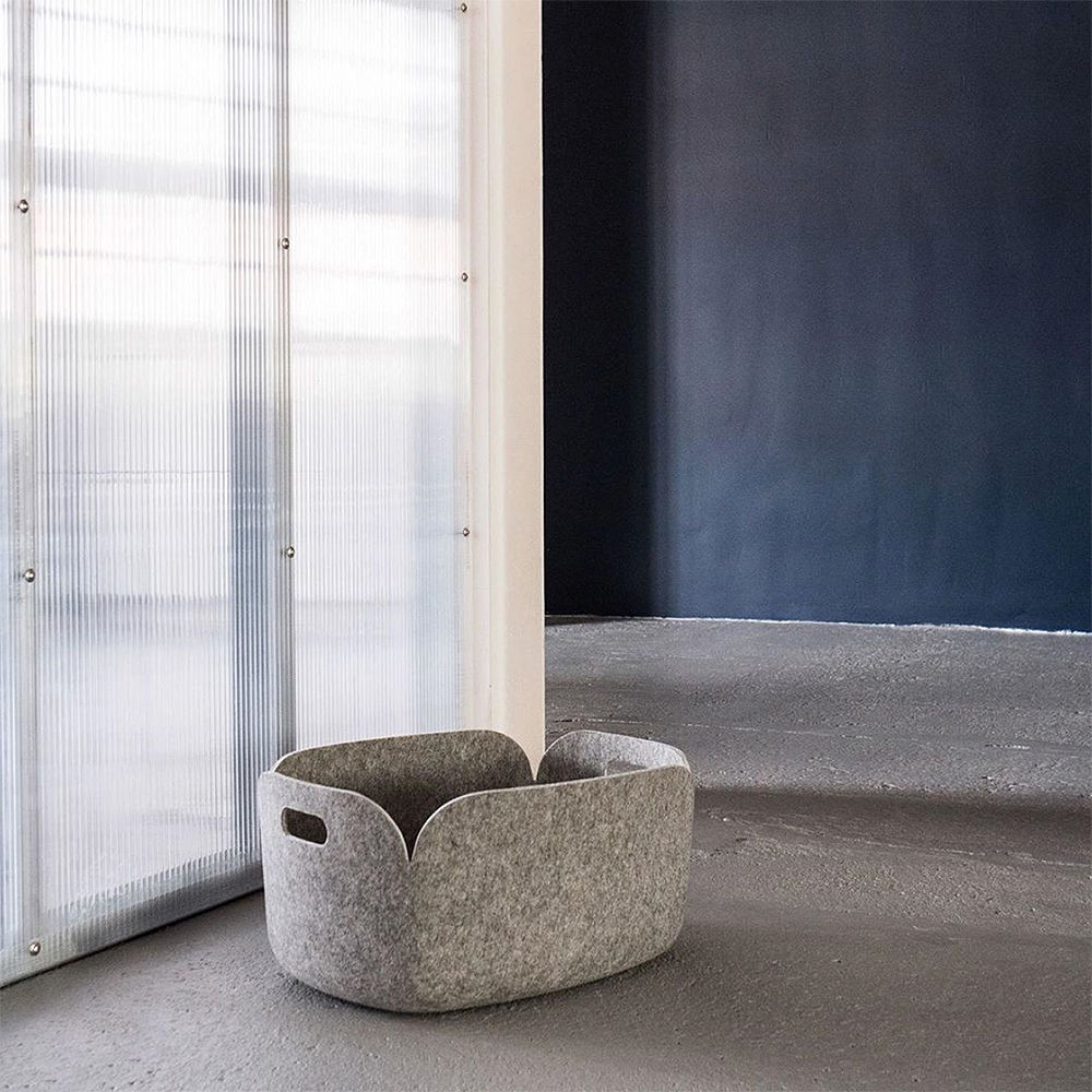 muuto | restore basket 48cm | grey melange