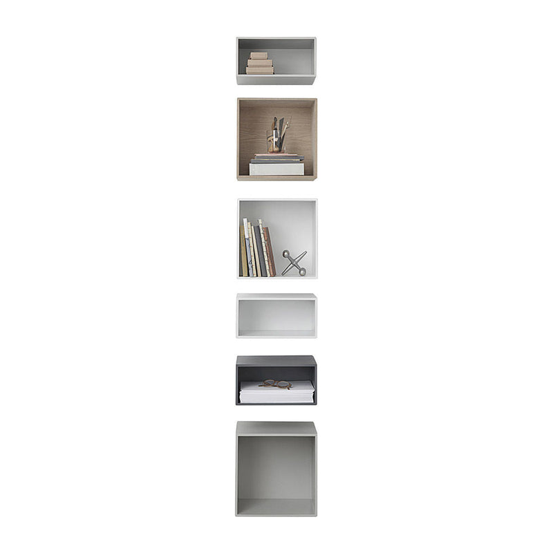 muuto | mini stacked storage | module with backboard | medium white - DC
