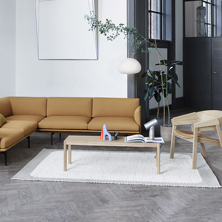 muuto | cover lounge chair | oak + cognac leather