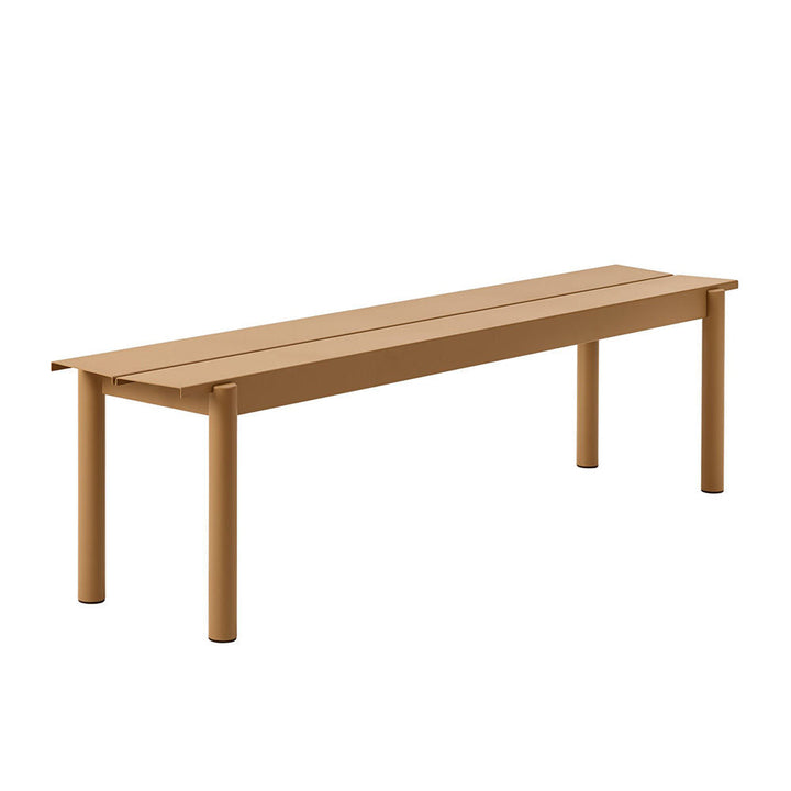 muuto | linear steel bench | burnt orange 170cm