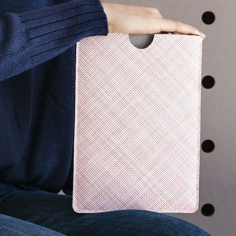 chilewich | tablet sleeve small | basketweave blush - DC