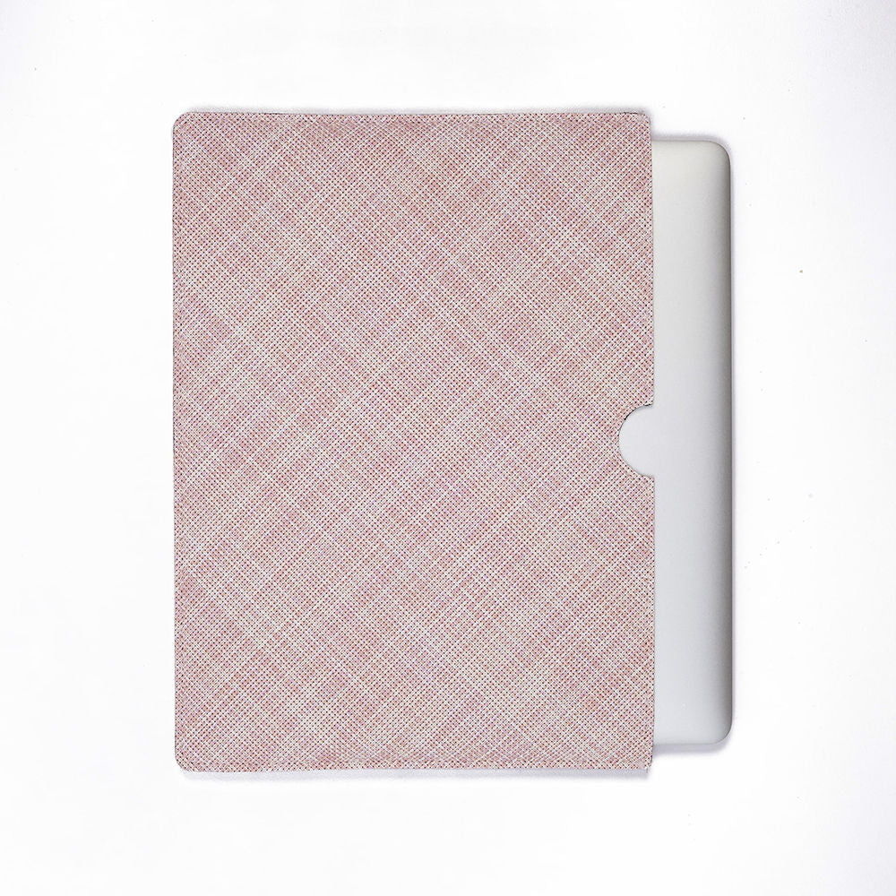 chilewich | laptop sleeve small | basketweave blush - DC