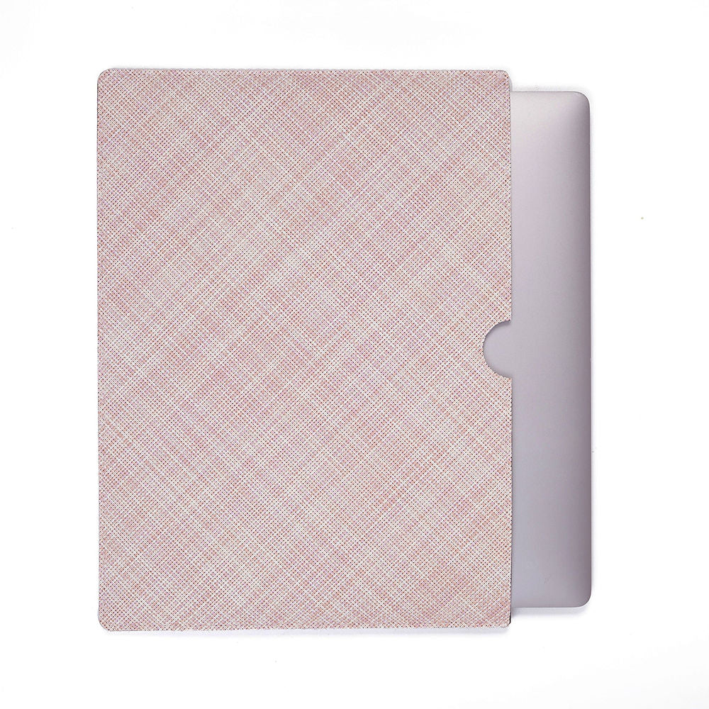 chilewich | laptop sleeve | basketweave blush large - DC