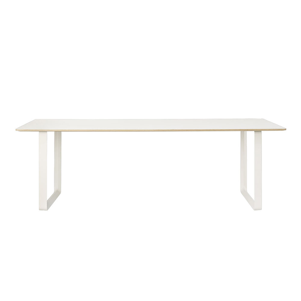 muuto | 70/70 table | white laminate + white base 255x108cm