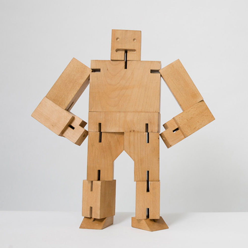 areaware | cubebot | medium natural