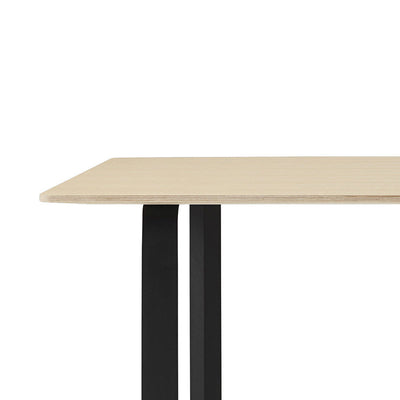 muuto | 70/70 table | oak + black leg | 170cm