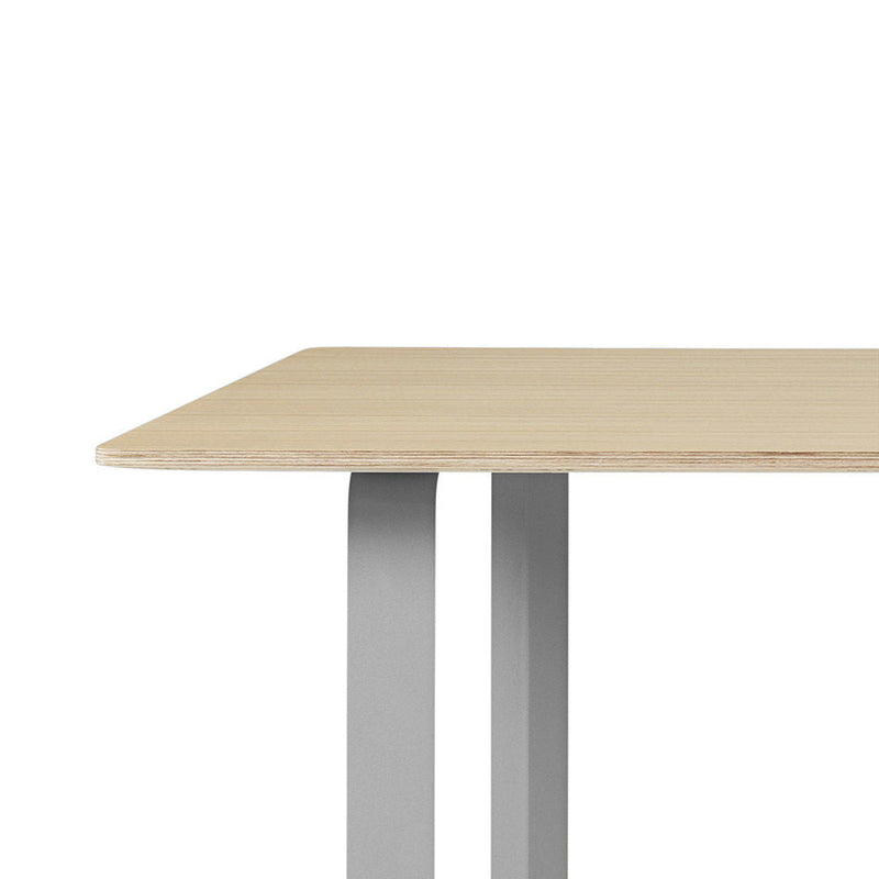 muuto | 70/70 table | oak + grey leg | 225cm