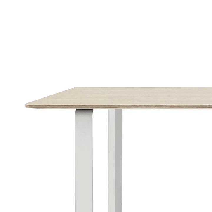 muuto | 70/70 table | oak veneer + white base 225x90cm