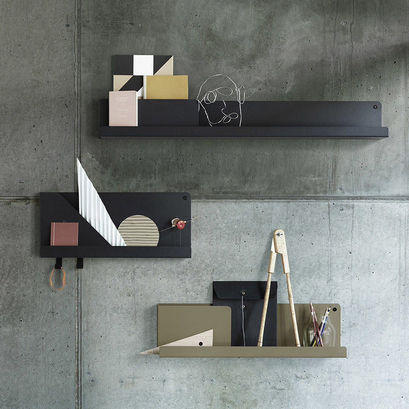 muuto | folded shelves | large 96cm | olive
