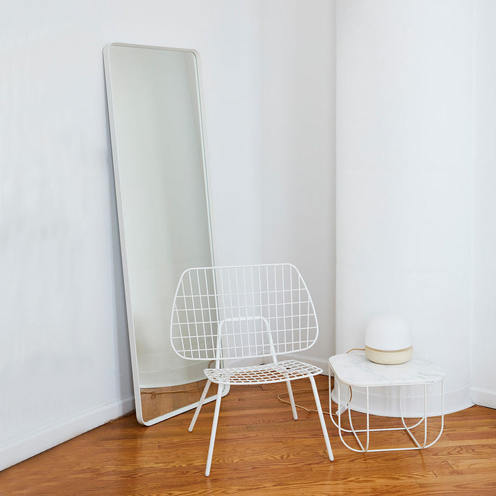 audo copenhagen (menu) | norm floor mirror | white
