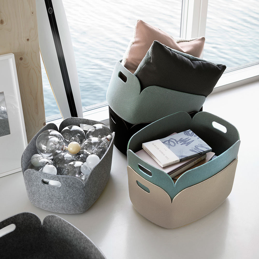 muuto | restore basket 48cm | grey melange