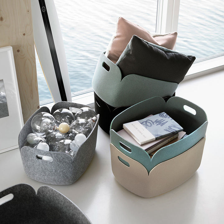 muuto | restore basket 48cm | grey melange