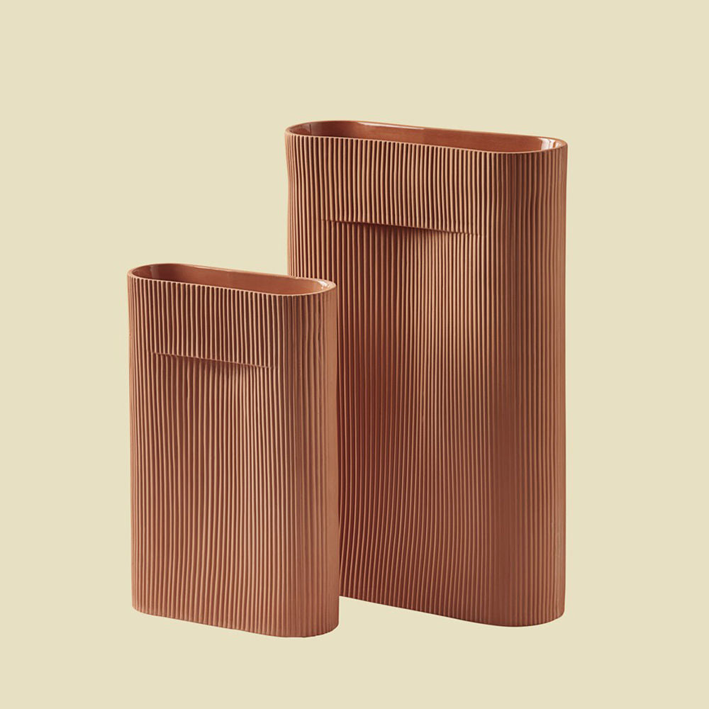 muuto | ridge vase | terracotta 48.5cm ~ DC