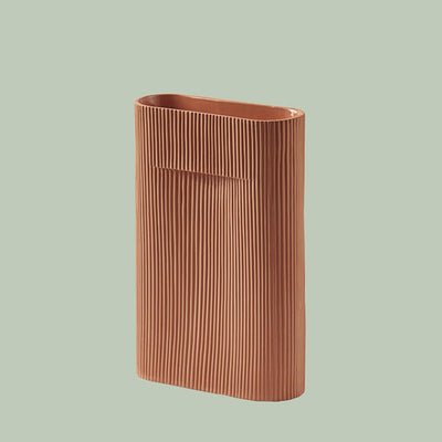 muuto | ridge vase | terracotta 35cm