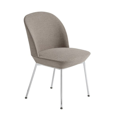 muuto | oslo side chair | ocean 32 + chrome legs