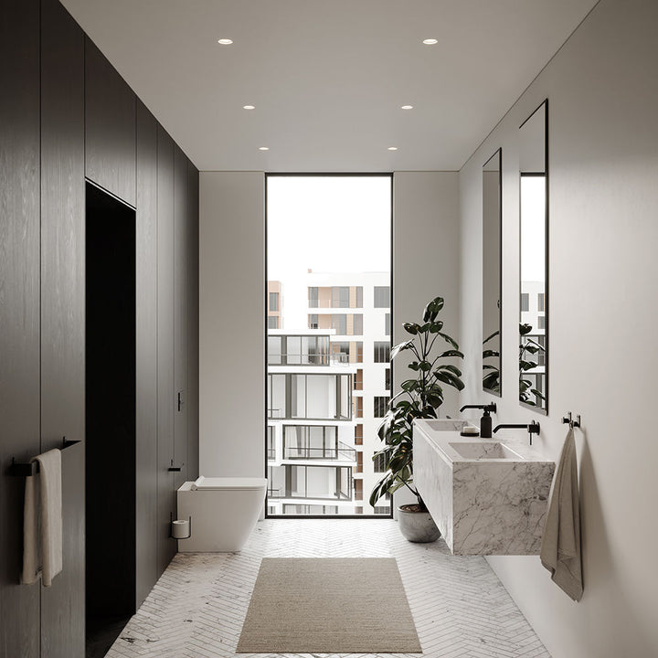 nichba | toilet paper holder | black - LC