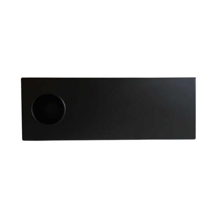 nichba | shelve01 | black left with bowl - LC
