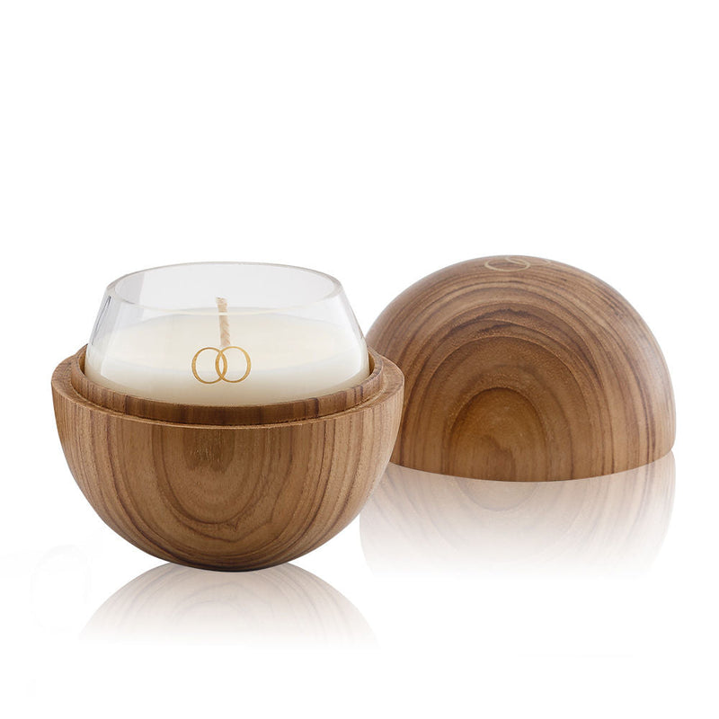 only orb | teak orb scented candle | oh