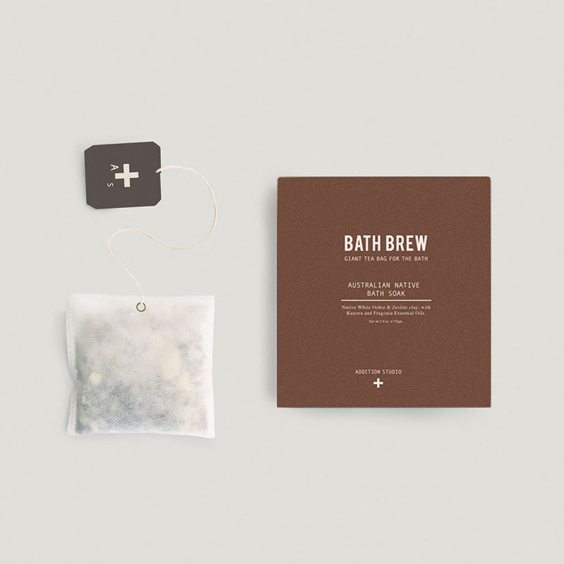 addition studio | bath brew teabag | native soak - LC