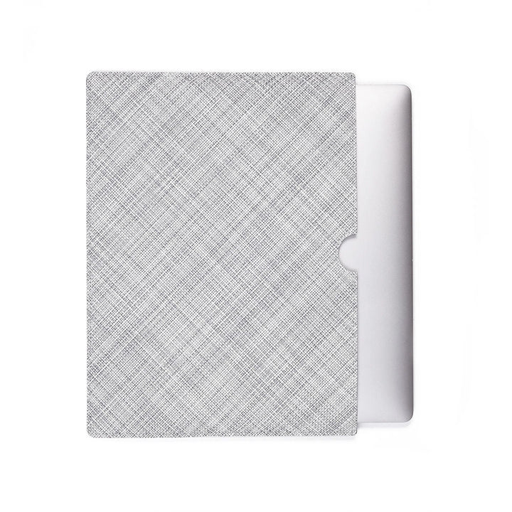 chilewich | laptop sleeve large | basketweave mist - DC